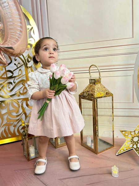 فستان “وردة الفجر” الوردي